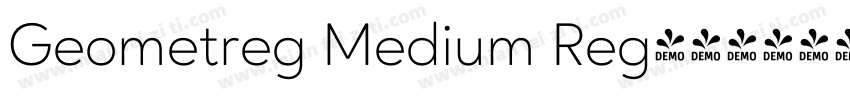 Geometreg Medium Reg字体转换